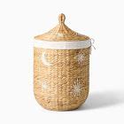 Joseph Altuzarra Woven Moon & Stars Hamper | West Elm