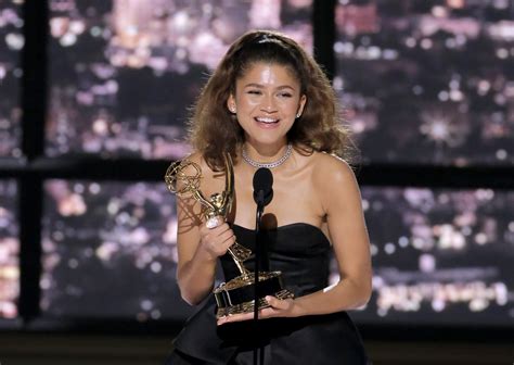 Zendaya's Speech at the 2022 Emmys | POPSUGAR Entertainment