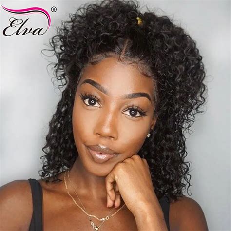 Aliexpress.com : Buy Elva 360 Lace Frontal Wig Curly Lace Front Human ...