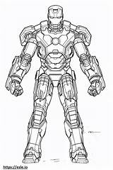 War Machine Hulkbuster coloring Sheet sketch template