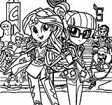 Rainbow Rocks Equestria Girls Coloring Pages Sketch Page sketch template