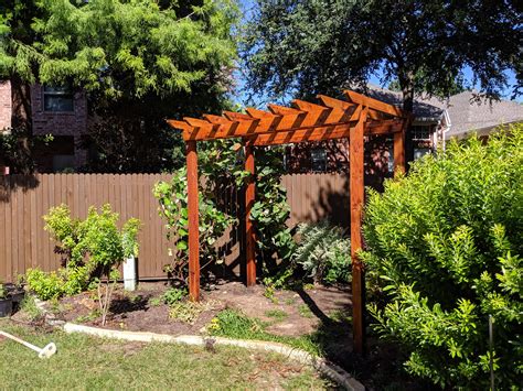 Small garden pergola we did in Flower Mound, Texas. | Small garden pergola, Small gardens ...