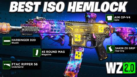 NEW #1 iSO HEMLOCK loadout is *Broken* in WARZONE | Best iSO HEMLOCK CLASS SETUP (MW2 WARZONE 2 ...