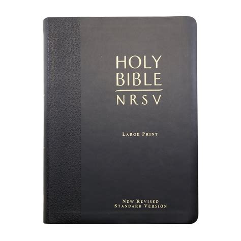 NRSV Large print Bible Deluxe