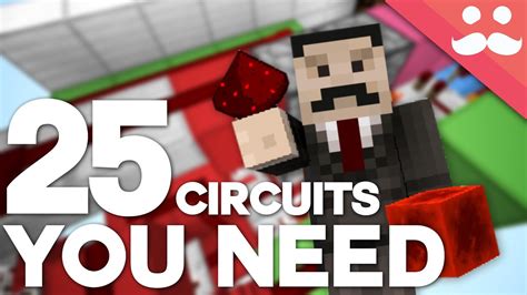 25 Minecraft Redstone Circuits YOU SHOULD KNOW! - YouTube