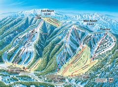 Mountain High Ski Trail Map - East and West Resort - 24510 Highway 2 ...