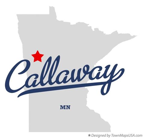 Map of Callaway, MN, Minnesota