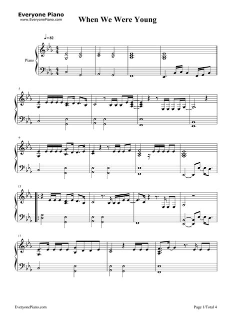 When We Were Young Chords / When You Were Young by The Killers - Guitar ...