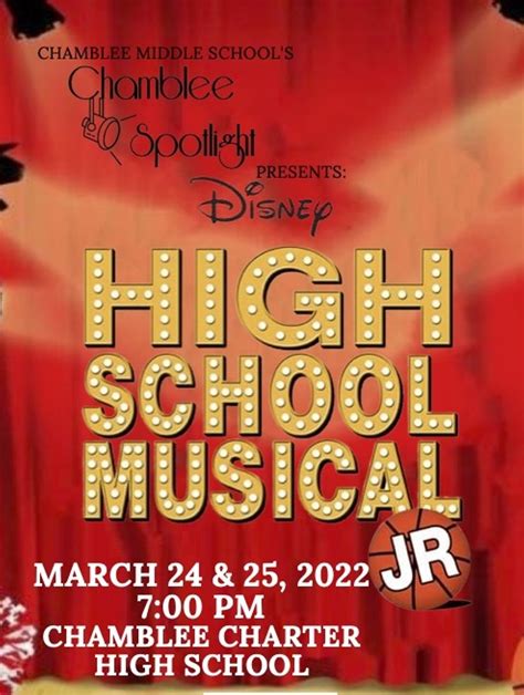 Disney's High School Musical JR. at Chamblee Middle School ...