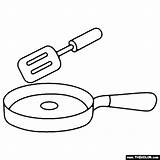 Spatula Coloring Page Coloring Pages sketch template