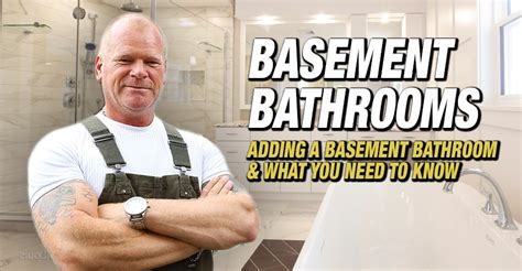 Adding A Basement Bathroom