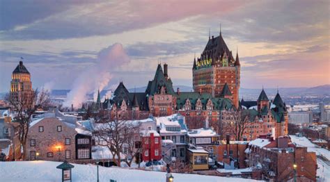 Fairmont Le Château Frontenac HD Winter Canada Wallpaper, HD City 4K ...