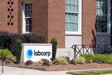 Burlington, NC, USA - June 19, 2022: Labcorp logo is seen at its headquarters in Burlington ...