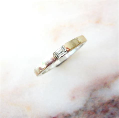 Vintage Diamond Baguette Ring — Eva Antiques