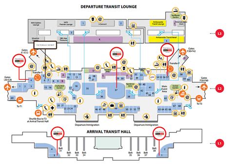 Map of changi airport terminal 1