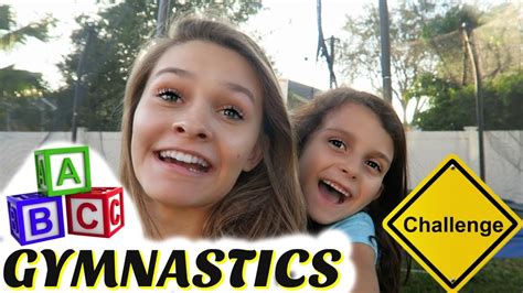 ABC GYMNASTICS CHALLENGE!! - YouTube