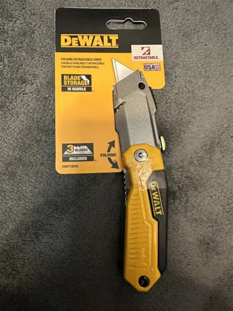 DEWALT DWHT10035L BOX Cutter Folding Utility Knife Lock Back ...