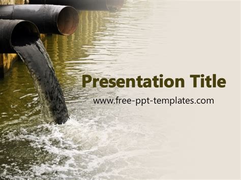 Environmental Pollution Ppt Templates Free Download