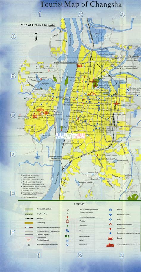 Changsha City Map - Maps of Changsha