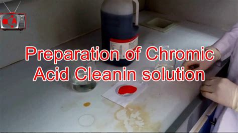 Preparation of Chromic Acid Cleaning Solution - YouTube