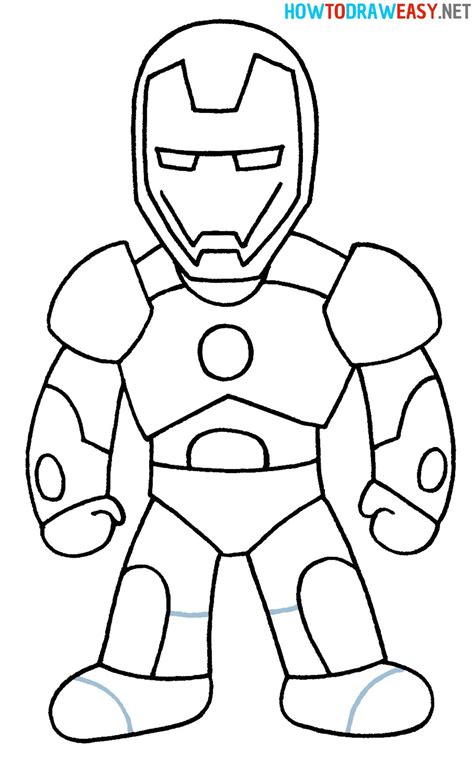 Iron Man Coloring Page for Kids