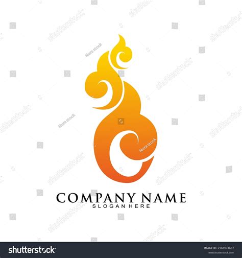 Fire Cartoon Illustration Vector Logo Stock Vector (Royalty Free ...