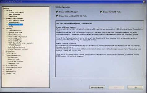 BIOS and firmware description for the Wyse 3040 Thin Client (N10D)