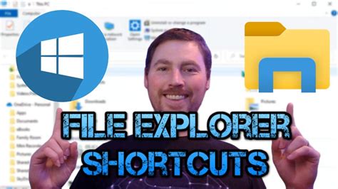 Windows File Explorer productivity shortcuts - YouTube