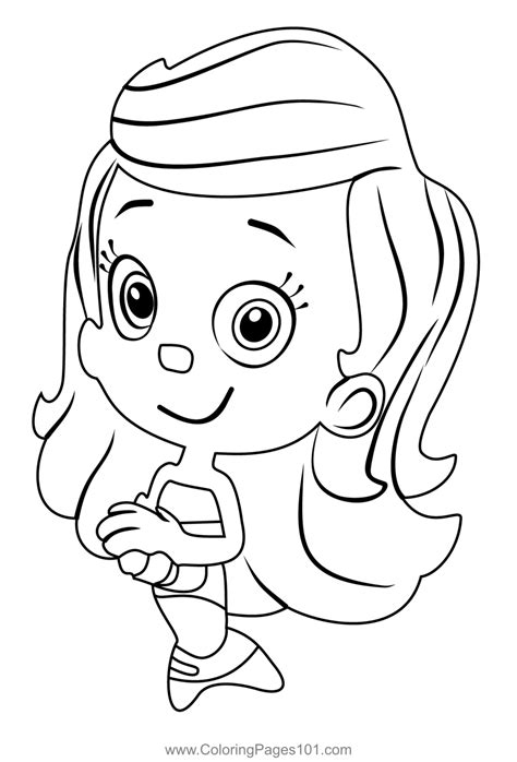 Molly From Bubble Guppies Coloring Page for Kids - Free Bubble Guppies Printable Coloring Pages ...