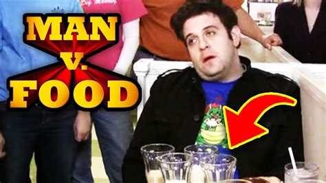 Top 10 Absolute Worst Challenges On Man v. Food - YouTube