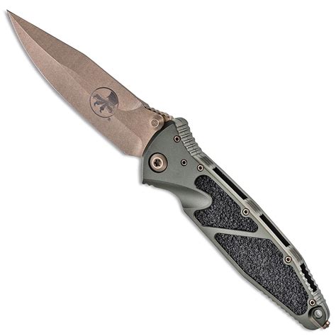 Microtech Socom Elite Knife OD Green Bronzed Signature Series 160-13SSOD American Edge