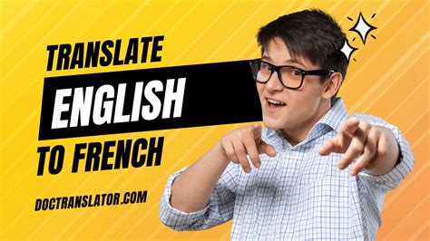 Translate English To French Online ⭐️ DocTranslator