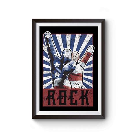 Vintage Rock & Roll Concert Band Poster Poster