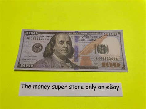 THE BRAND NEW US $100 ONE HUNDRED DOLLAR BILL PLAY MONEY CASH CURRENCY ITEM #80 | eBay