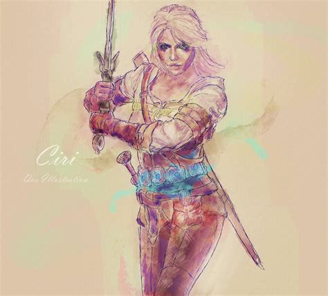 Some Ciri fan art I did last year :) (Witcher 3) : r/gaming