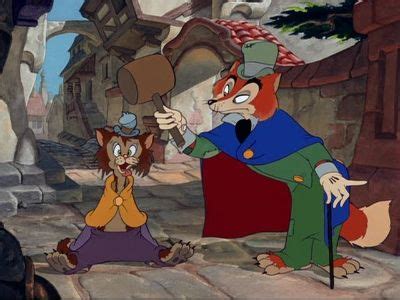 Fox and Cat from Pinocchio. | Funny character, Cartoon, Pinocchio