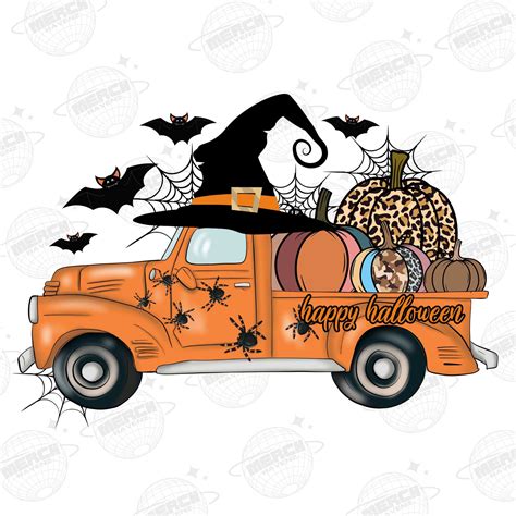 Halloween Truck Png, Happy Halloween Png, Boo Png, Truck Png - Inspire Uplift