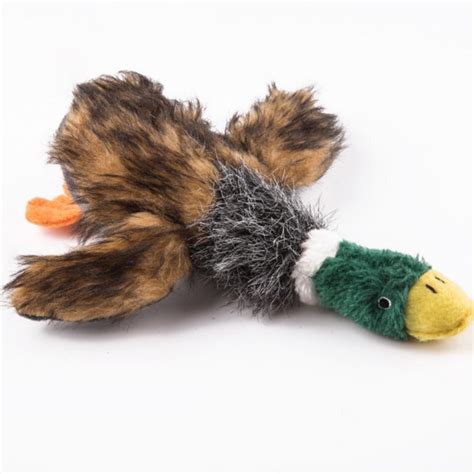 Playing Fun Plush Duck Pet Dog Toys Puppy Sound Squeaker Training ...