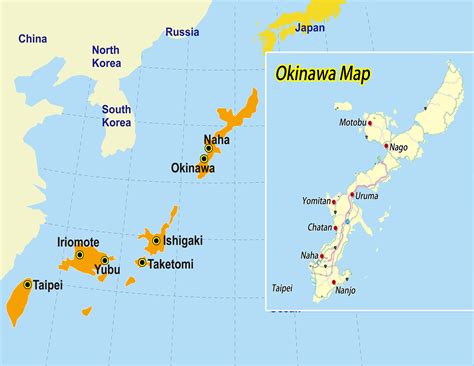 Okinawa Japan Map Map Of Japan With Okinawa World Maps - United States Map