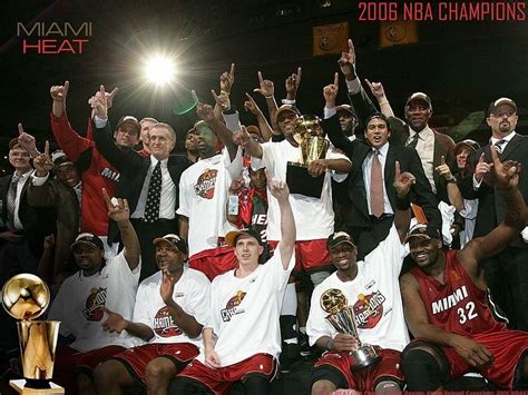 Miami Heat; 2006 NBA Champions | My Miami Heat - [2006, 2012 & 2013... NBA Champs]! | Pinterest