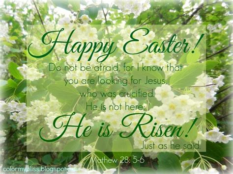 Color My Bliss: Happy Easter! He is Risen!