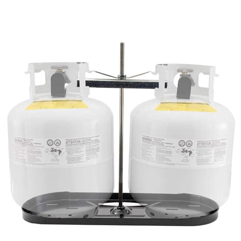 RecPro RV Dual Propane Tank Mounting Rack | 20lb or 30lb Tank Options | Camper and Travel ...