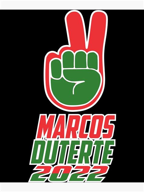 "My Choice BBM Sara Marcos duterte 2022 RED and GREEN Hand Sign ...