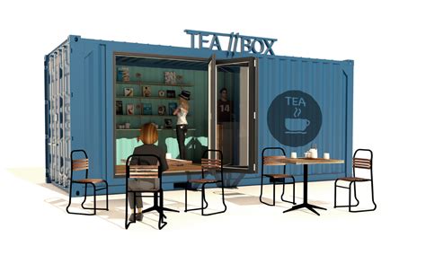 Tea Shop Container Conversion - Contayne - Container Conversions, New ...