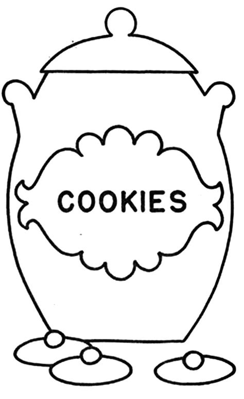 Drawing Cookie Jar Coloring Pages : Coloring Sky