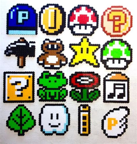 View 17 Mario Items Pixel Art - quoteburstareajibril