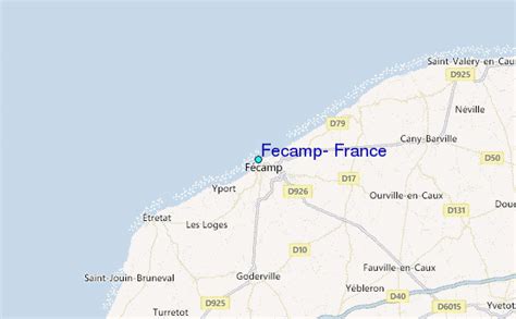 Fecamp, France Tide Station Location Guide