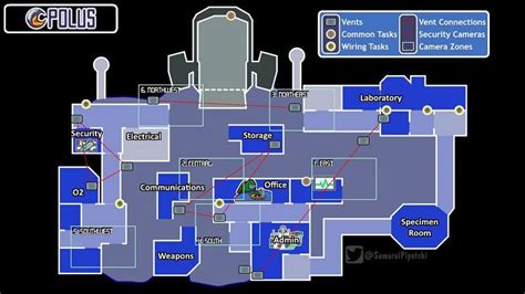 Among Us: Map Differences - The Skeld, MIRA HQ, Polus