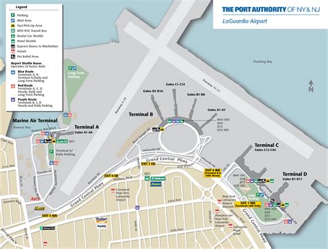 LGA Airport Terminal Map