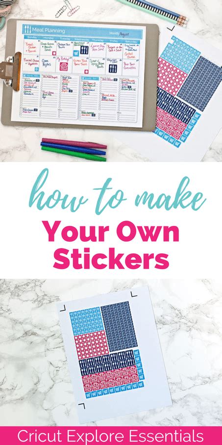 Cricut Explore Essentials: How to Make Your Own Stickers » Christene Holder